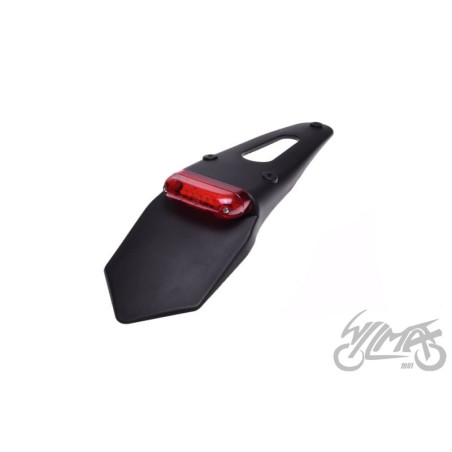 LAMPA TYŁ LED Z BŁOTNIKIEM CZERWONY KLOSZ CN