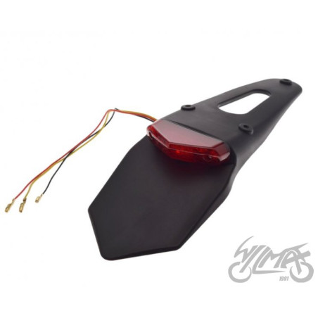 LAMPA TYŁ LED Z BŁOTNIKIEM CZERWONY KLOSZ CN