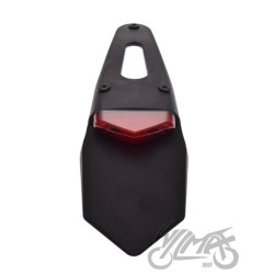 LAMPA TYŁ LED Z BŁOTNIKIEM CZERWONY KLOSZ CN