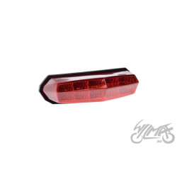 LAMPA TYŁ LED 3-KABLE DERBI SENDA CZERWONY KLOSZ
