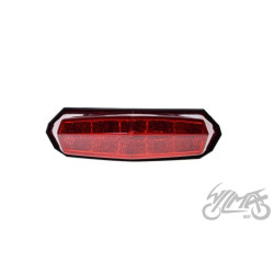 LAMPA TYŁ LED 3-KABLE DERBI SENDA CZERWONY KLOSZ