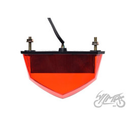 LAMPA TYŁ LED 3-KABLE DERBI SENDA CZERWONY KLOSZ