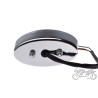 LAMPA TYŁ CHROM CZERWONY KLOSZ