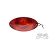 LAMPA TYŁ CHROM CZERWONY KLOSZ LED