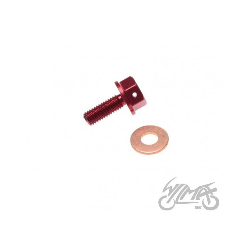 KOREK SPUSTU OLEJU M8x1,25 Z MAGNESEM MOTOCROSS