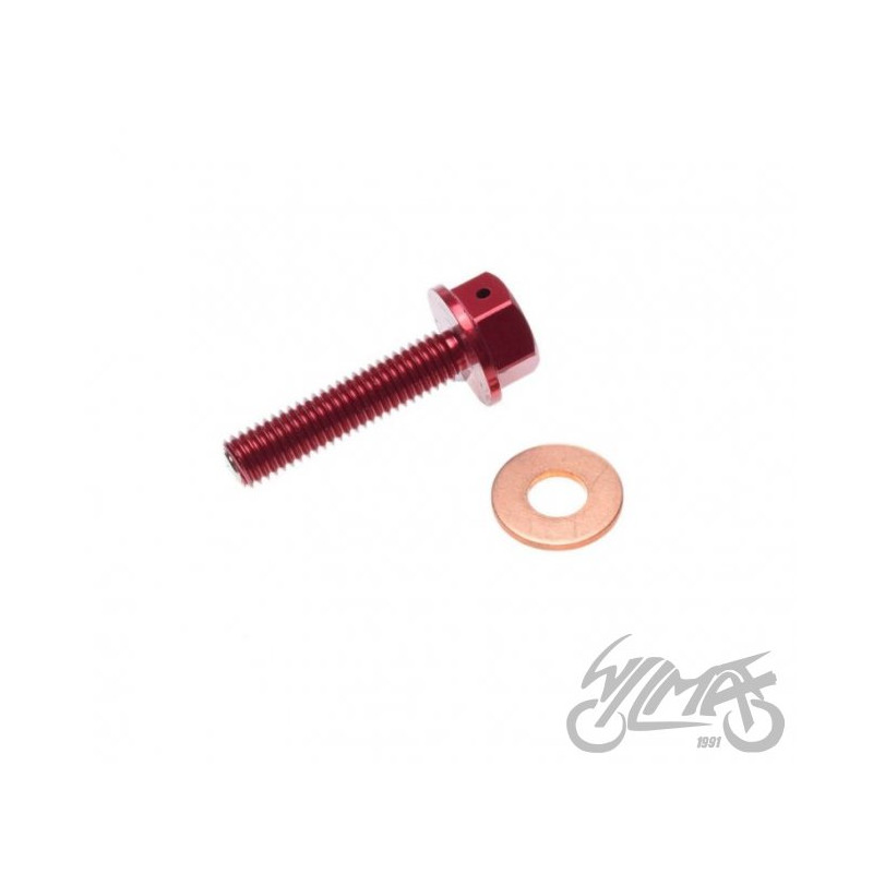 KOREK SPUSTU OLEJU M8x1,25 Z MAGNESEM MOTOCROSS