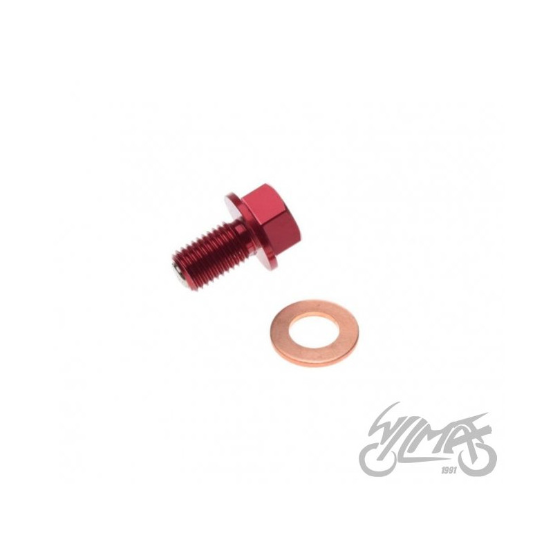 KOREK SPUSTU OLEJU M10x1,25 Z MAGNESEM MOTOCROSS