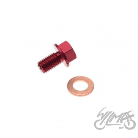 KOREK SPUSTU OLEJU M10x1,25 Z MAGNESEM MOTOCROSS