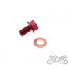 KOREK SPUSTU OLEJU M10x1,25 Z MAGNESEM MOTOCROSS
