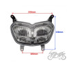 LAMPA PRZÓD DO APRILIA SR50 MOTARD