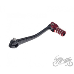 DŹWIGNIA ZMIANY BIEGÓW DO HONDA CRF50 CZERW/CARBON