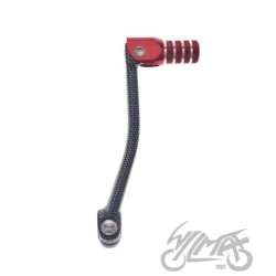 DŹWIGNIA ZMIANY BIEGÓW DO HONDA CRF50 CZERW/CARBON