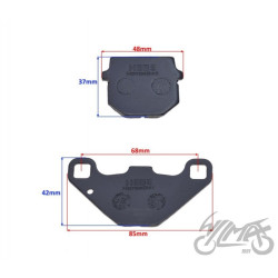 KLOCKI HAMULCA DO KEEWAY HURRICANE ECE R90