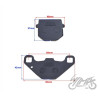 KLOCKI HAMULCA DO KEEWAY HURRICANE ECE R90