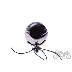LAMPA 4" Z DASZKIEM H4 E-MARK ECE