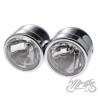 LAMPA H7 + H4 ECE ZESTAW 110mm CHROM
