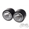 LAMPA H7 + H4 ECE ZESTAW 110mm CZARNY MAT