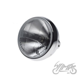 LAMPA 7" H4 12V CHROM Emark