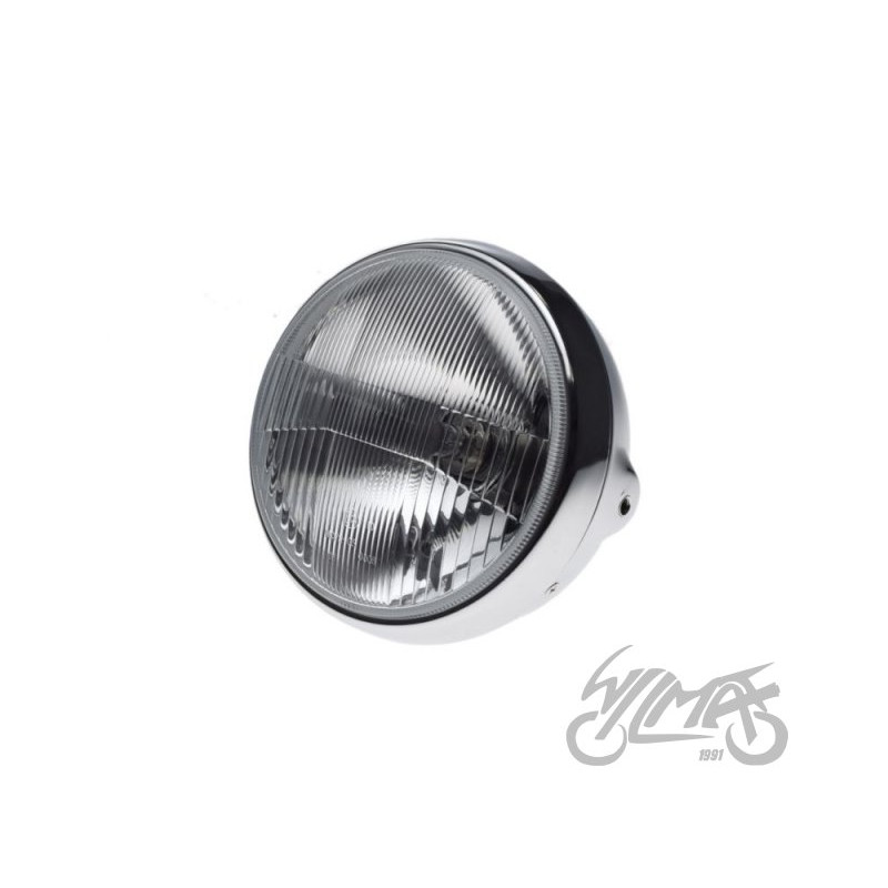 LAMPA 7" H4 12V CHROM Emark