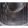 LAMPA 7" H4 12V CZARNA / RAMKA CHROM Emark