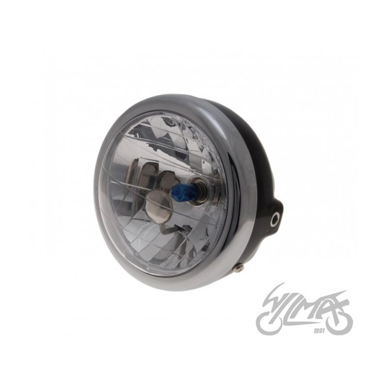 LAMPA PRZÓD  BOCZNE MOCOWANIE H6 CZARNY