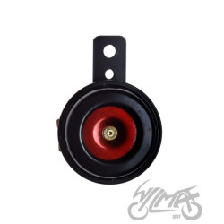 SYGNAŁ DŹWIĘKOWY 12V 65 mm E-MARK CZARNY