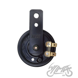 SYGNAŁ DŹWIĘKOWY 12V 65 mm E-MARK CZARNY