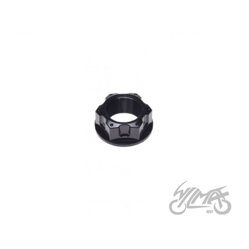 NAKRĘTKA PÓŁKI WIDELCA M22x1,00mm CZARNA
