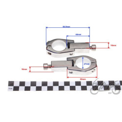 UCHWYT OSŁONA DŁONI NA KIER.28,6mm(1-1/8") UNIWERS