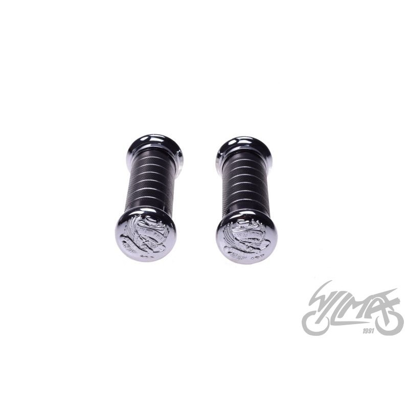 MANETKA METAL RYFLOWANA CZARNA + ROLGAZ