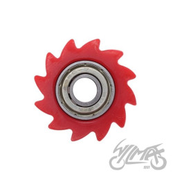 ROLKA PROWADZĄCA ŁAŃCUCHA NAPĘDOWEGO 38MM CZERWONA