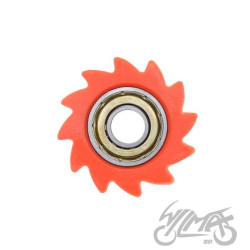 ROLKA PROWADZĄCA ŁAŃCUCHA NAP. 38MM POMARAŃCZOWA