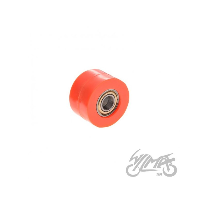 ROLKA PROWADZĄCA ŁAŃCUCHA NAP. 38 MM POMARAŃCZOWA