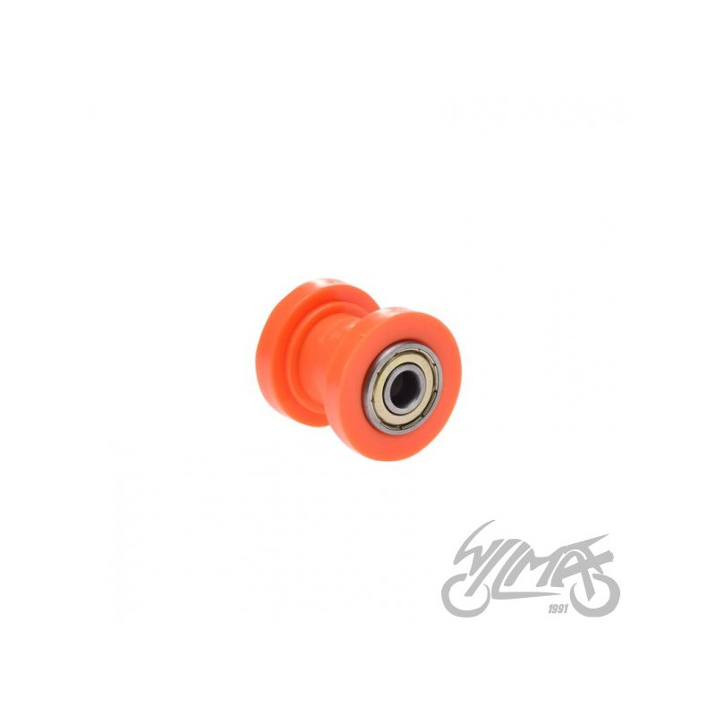 ROLKA PROWADZĄCA ŁAŃCUCHA NAP. 22 MM POMARAŃCZOWA