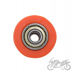 ROLKA PROWADZĄCA ŁAŃCUCHA NAP. 22 MM POMARAŃCZOWA