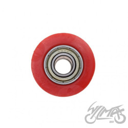 ROLKA PROWADZĄCA ŁAŃCUCHA NAPĘDOWEGO 22MM CZERWONA
