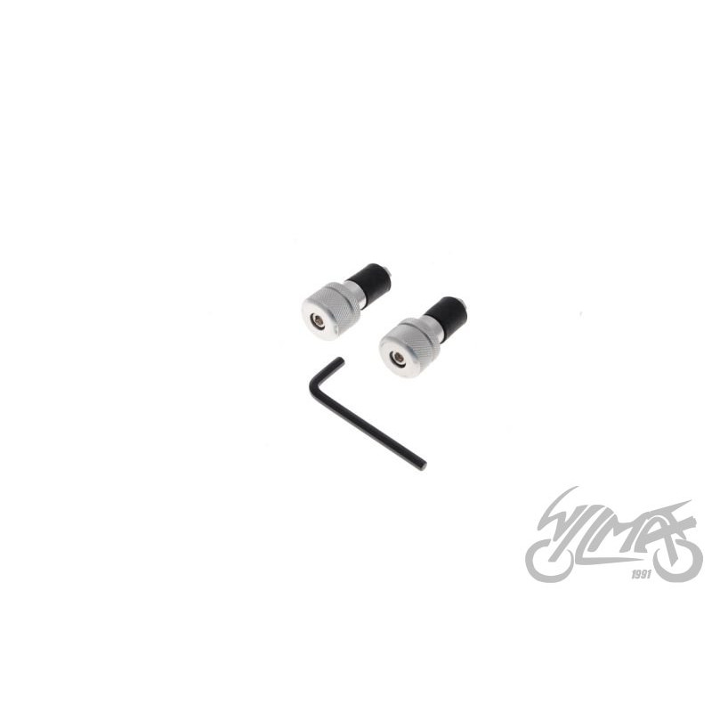 KOŃCÓWKA KIEROWNICY 15/26mm ALUM CHROM RYFLOWANA