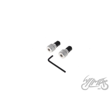KOŃCÓWKA KIEROWNICY 15/26mm ALUM CHROM RYFLOWANA