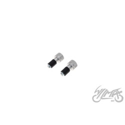 KOŃCÓWKA KIEROWNICY 15/26mm ALUM CHROM RYFLOWANA