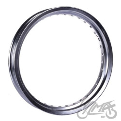 OBRĘCZ KOŁA 17x2,50 36 SZPRYCH ALUMINIUM SREBNA