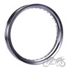 OBRĘCZ KOŁA 17x2,50 36 SZPRYCH ALUMINIUM SREBNA