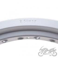 OBRĘCZ KOŁA 17x2,50 36 SZPRYCH ALUMINIUM MAT