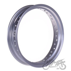 OBRĘCZ KOŁA 17x3,50 36 SZPRYCH ALUMINIUM SREBNA