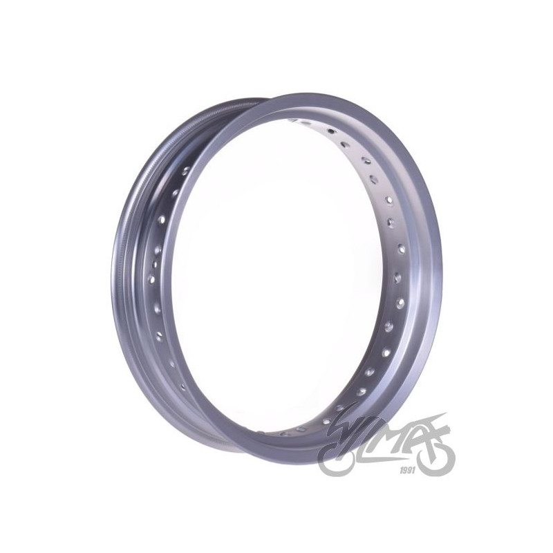 OBRĘCZ KOŁA 17x3,50 36 SZPRYCH ALUMINIUM SREBNA
