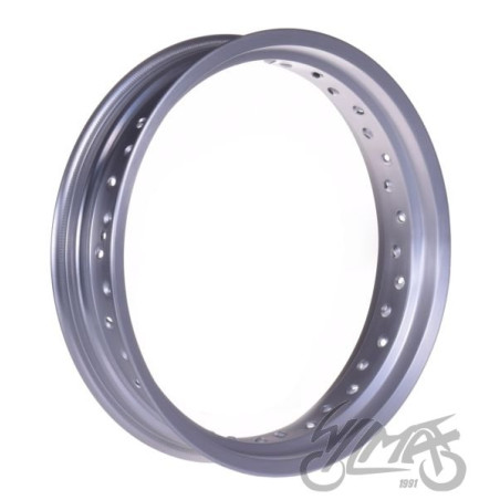 OBRĘCZ KOŁA 17x3,50 36 SZPRYCH ALUMINIUM SREBNA