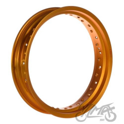 OBRĘCZ KOŁA 17x3,50 36 SZPRYCH ALUMINIUM ZŁOTA