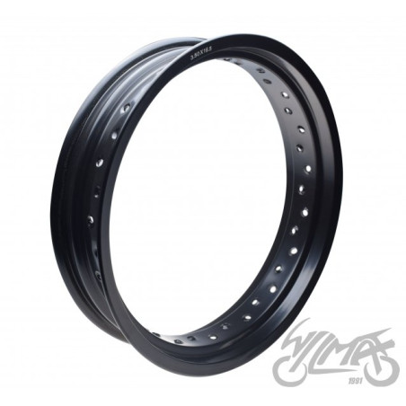 OBRĘCZ KOŁA 16.5x3,50 36 SZPRYCH ALUMINIUM CZARNA