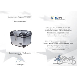 KUFER AWINA 35L 40x36x32.5 cm SREBRNY NOWOŚĆ !!!!