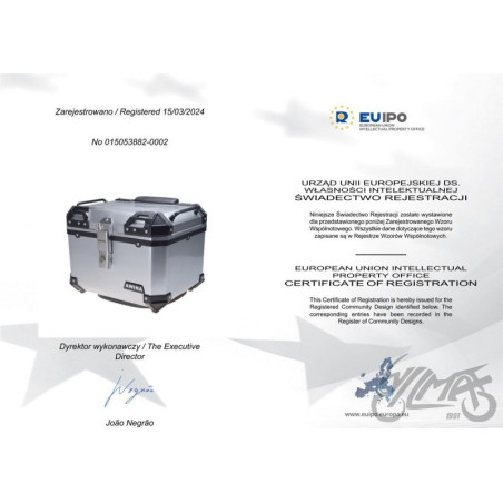 KUFER AWINA 35L 40x36x32.5 cm SREBRNY NOWOŚĆ !!!!