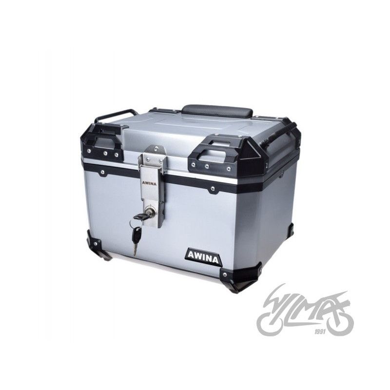 KUFER AWINA 45L 43.5x38x34 cm SREBRNY NOWOŚĆ !!!!